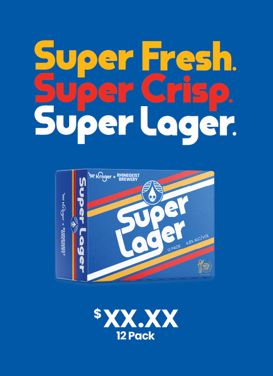Posters - Cooler Sticker - Super Lager