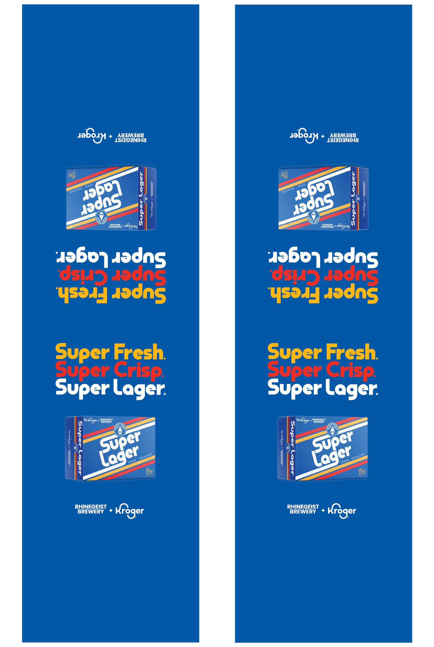 Signage - Table Tents - Super Lager