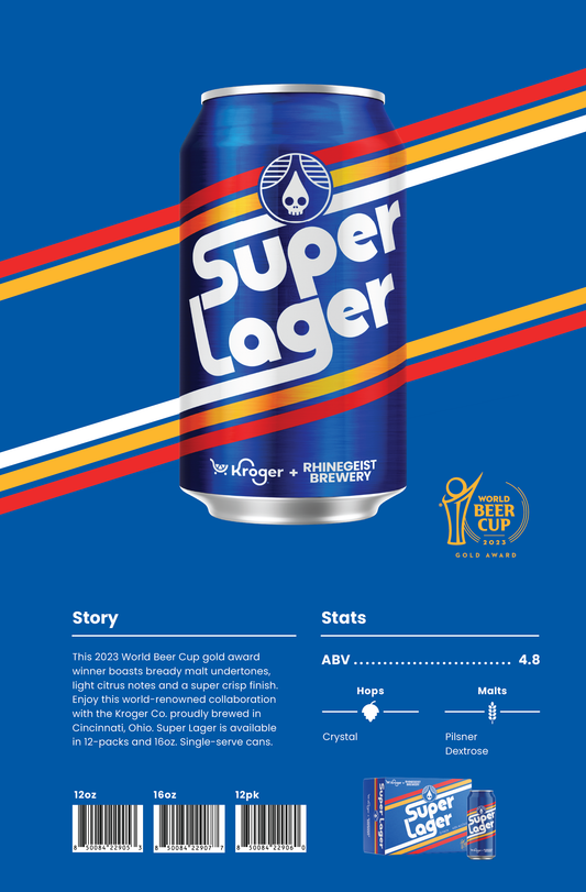 Sales Sheets - Super Lager