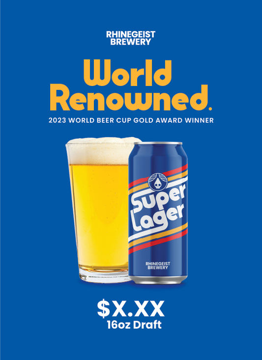 Posters - Cooler Sticker - Super Lager