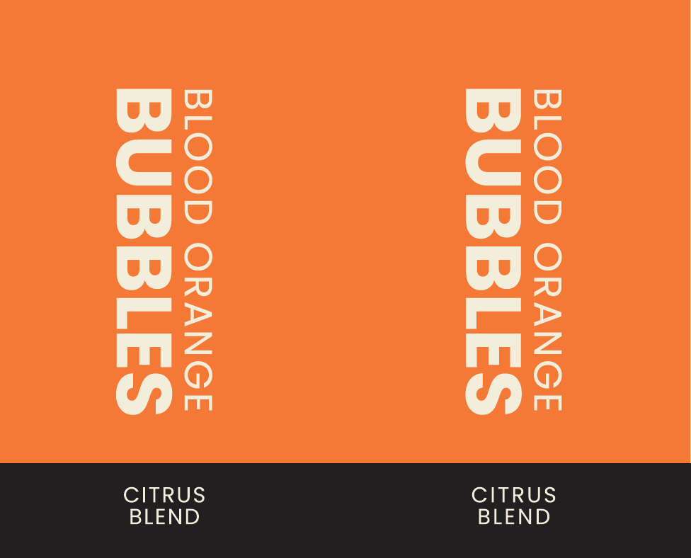 Tap Handle Stickers - Blood Orange Bubbles – Citrus Blend