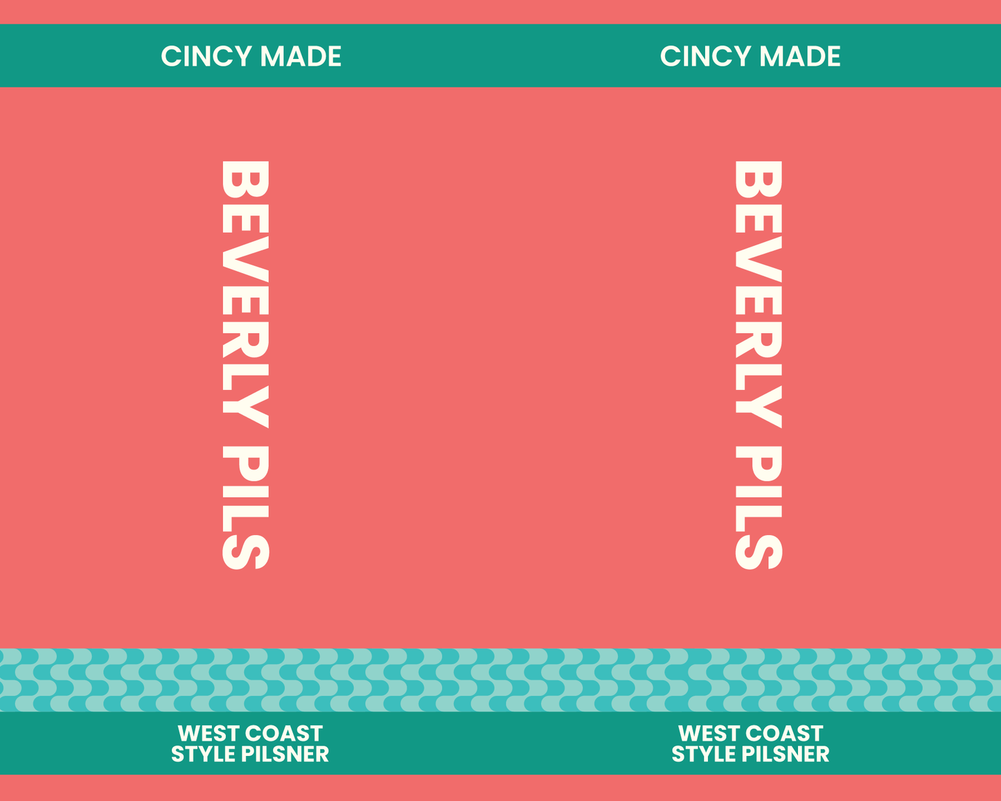 Tap Handle Stickers - Hop Box 13: Beverly Pils