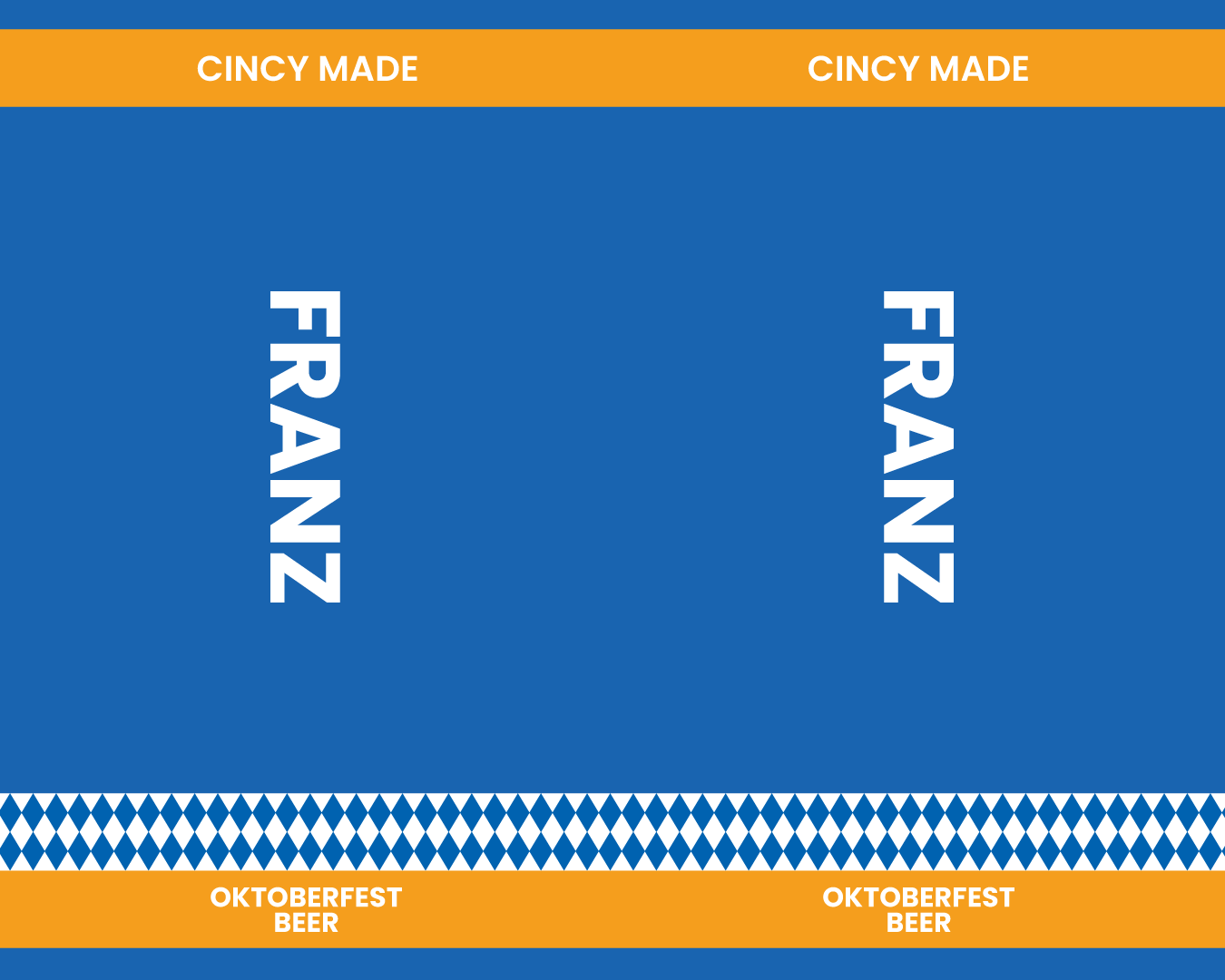Tap Handle Stickers - Franz - Oktoberfest Beer