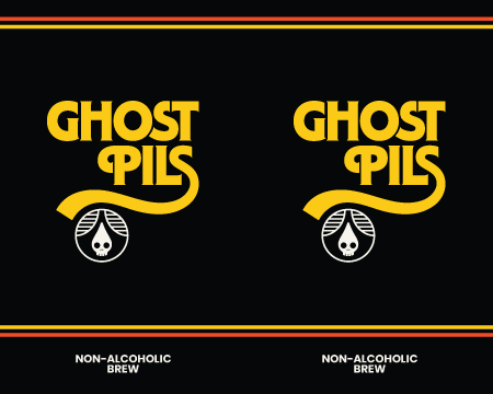 Tap Handle Stickers - Ghost Pils