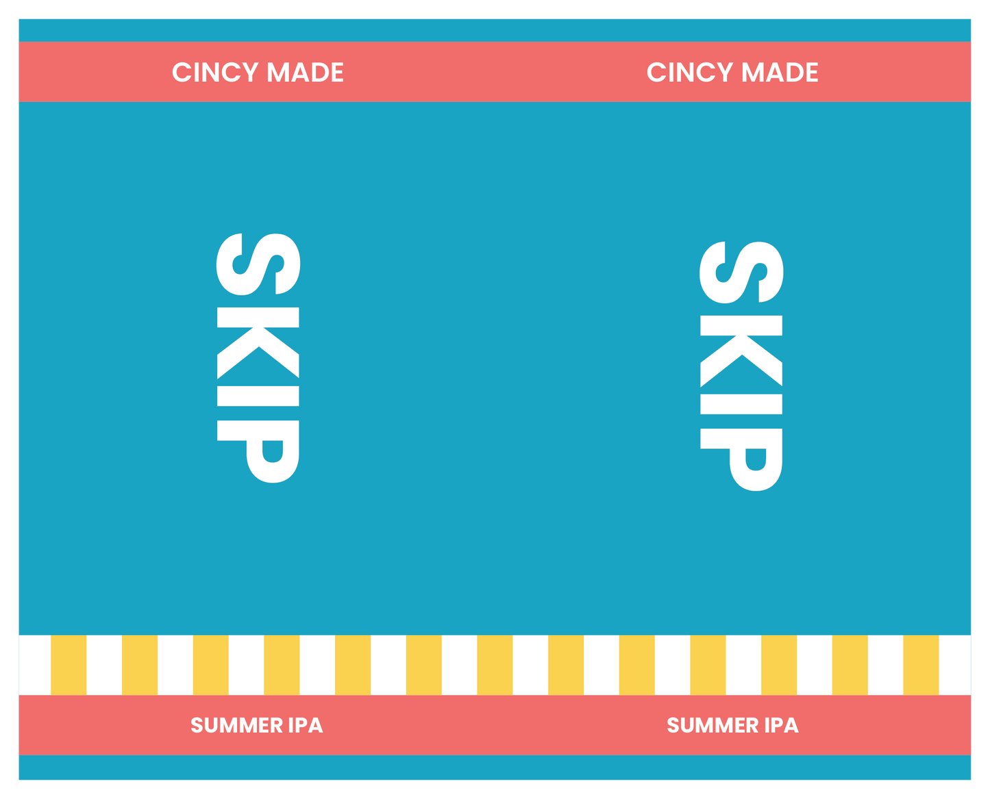 Tap Handle Stickers - Skip