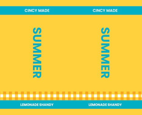 Tap Handle Stickers - Summer Shandy