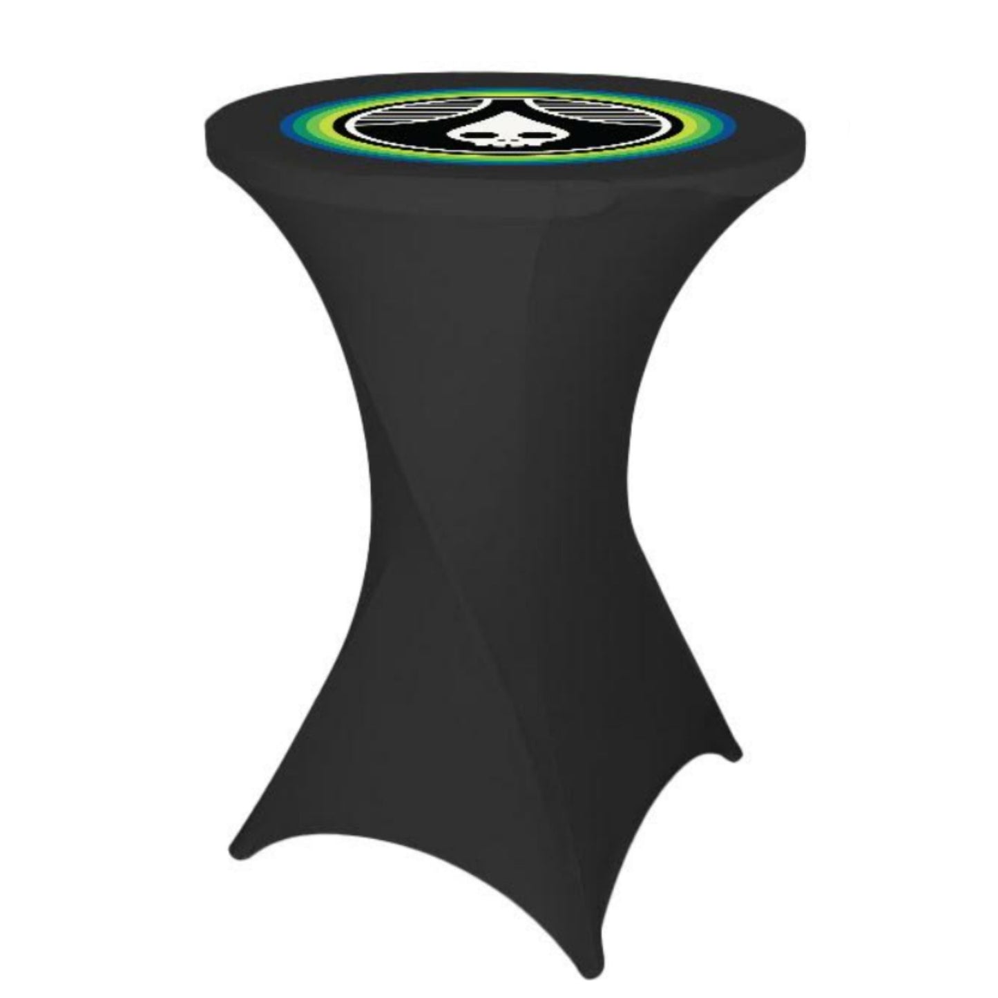 Table Cover -  3ft High Top - Cool Gradient