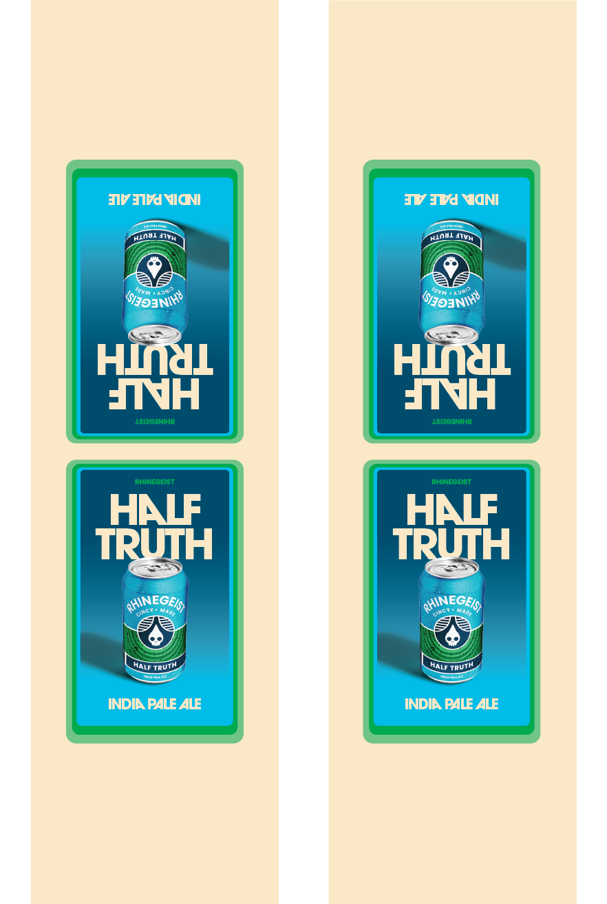 Signage - Table Tents - Half Truth
