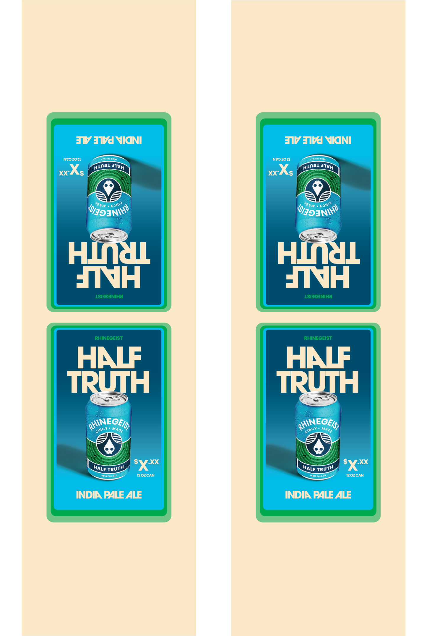 Signage - Table Tents - Half Truth