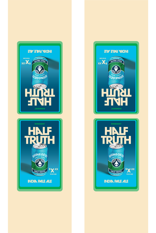 Signage - Table Tents - Half Truth
