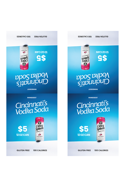Signage - Table Tents - Cincy Splash