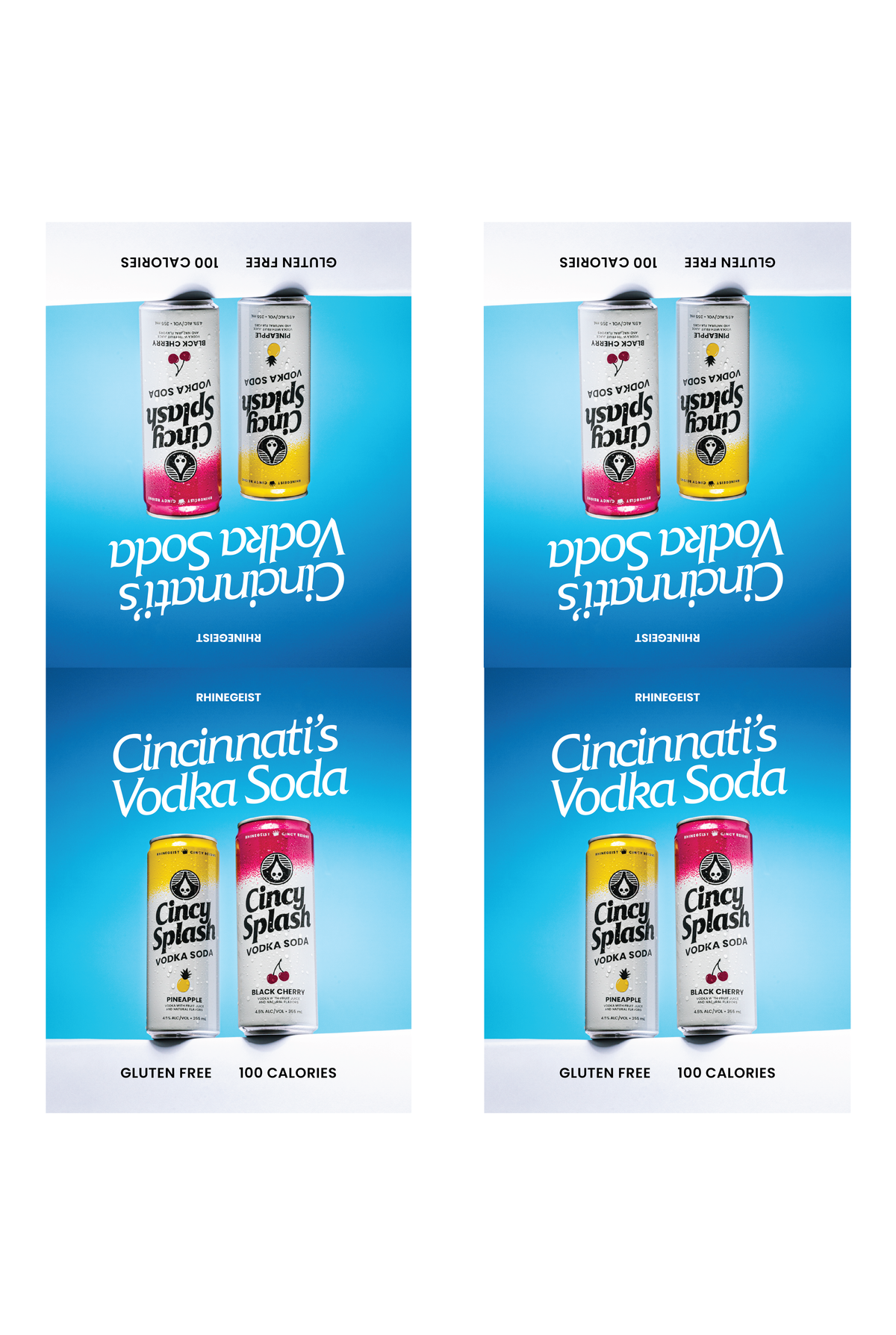 Signage - Table Tents - Cincy Splash