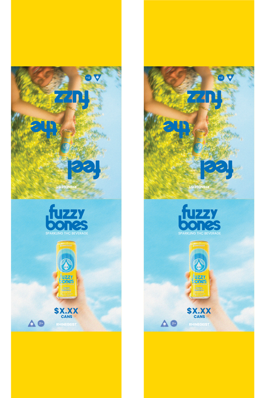Signage - Table Tents - Fuzzy Bones - Lemon Blueberry