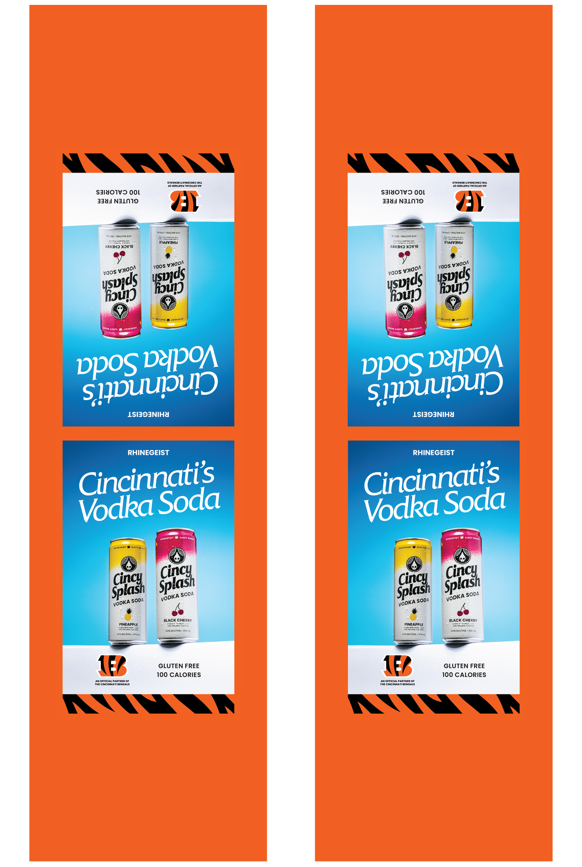 Signage - Table Tents - Cincy Splash x Bengals - Mixed