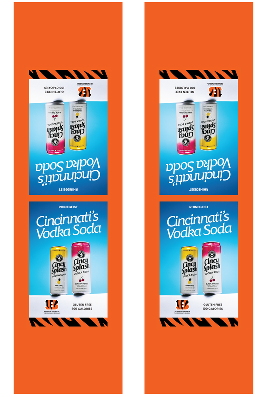 Signage - Table Tents - Cincy Splash x Bengals - Mixed