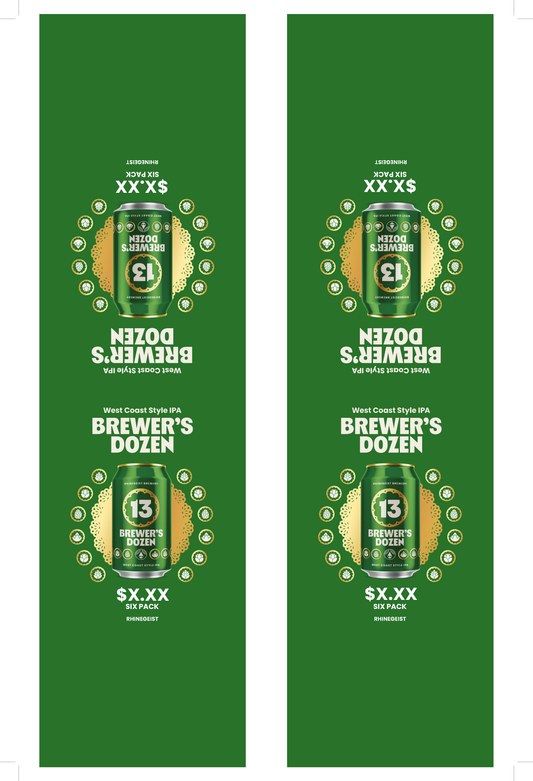 Signage - Table Tents - Brewer's Dozen