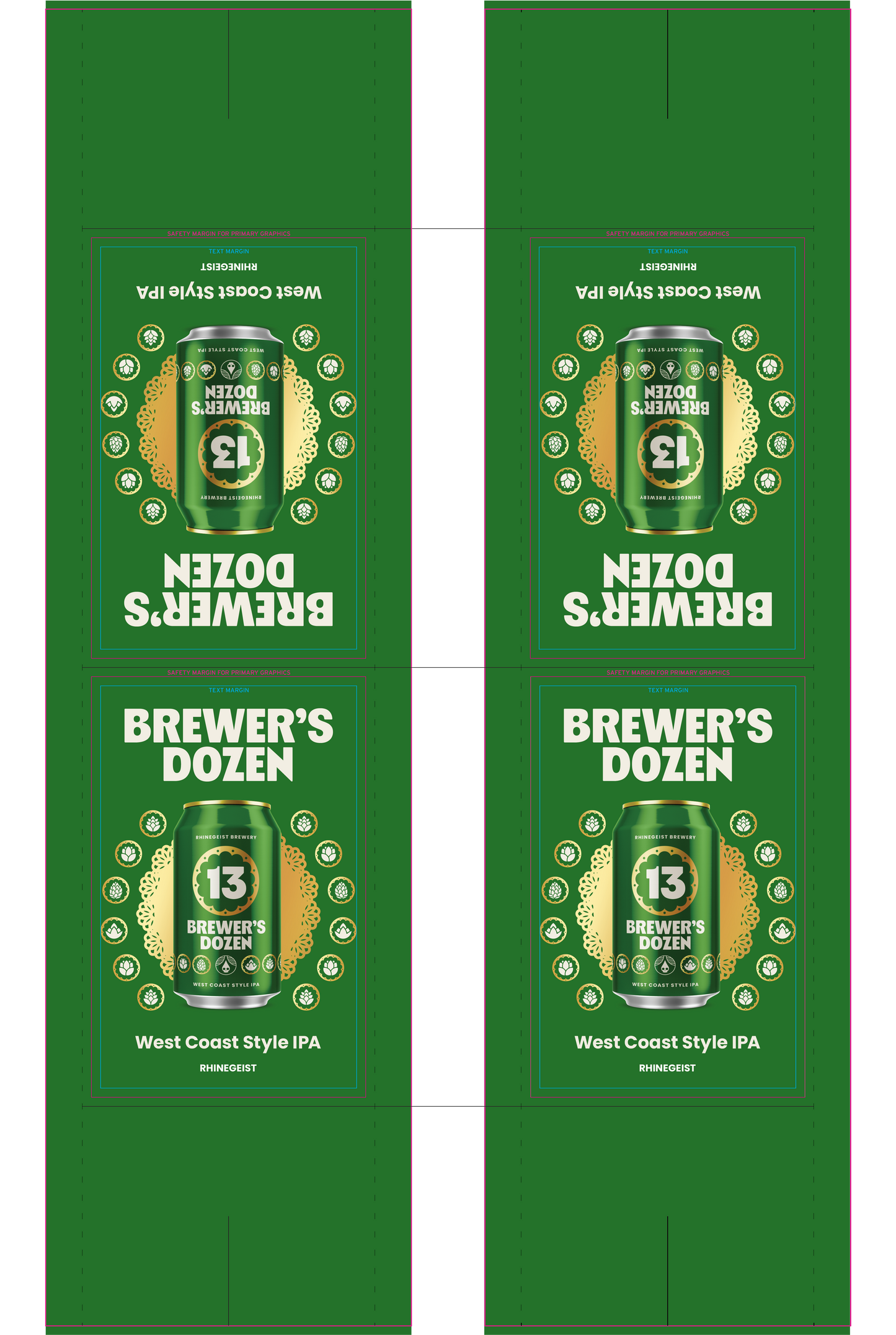 Signage - Table Tents - Brewer's Dozen