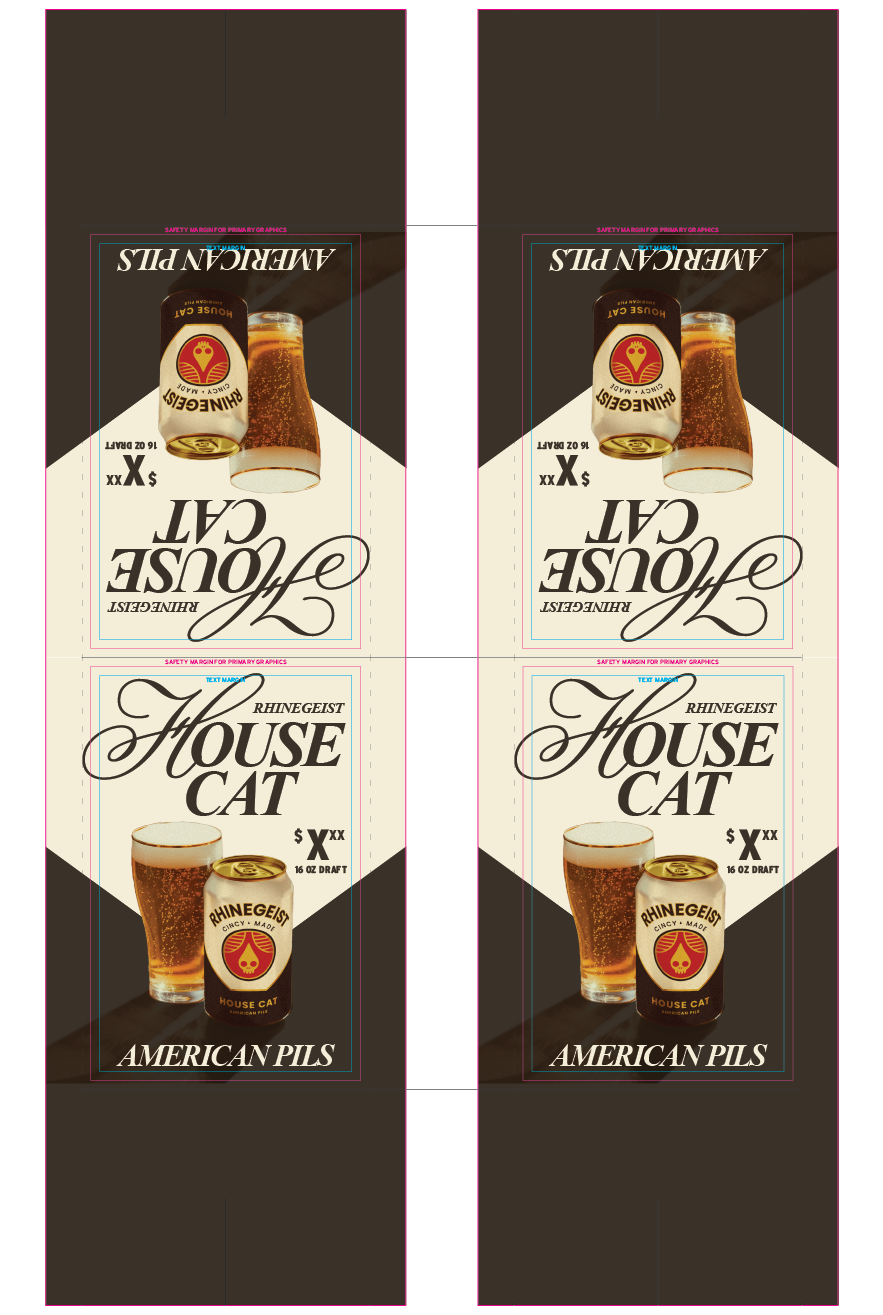 Signage - Table Tents - House Cat