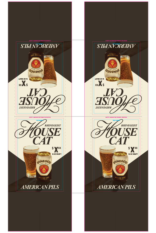 Signage - Table Tents - House Cat