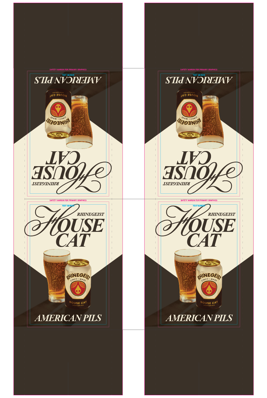 Signage - Table Tents - House Cat