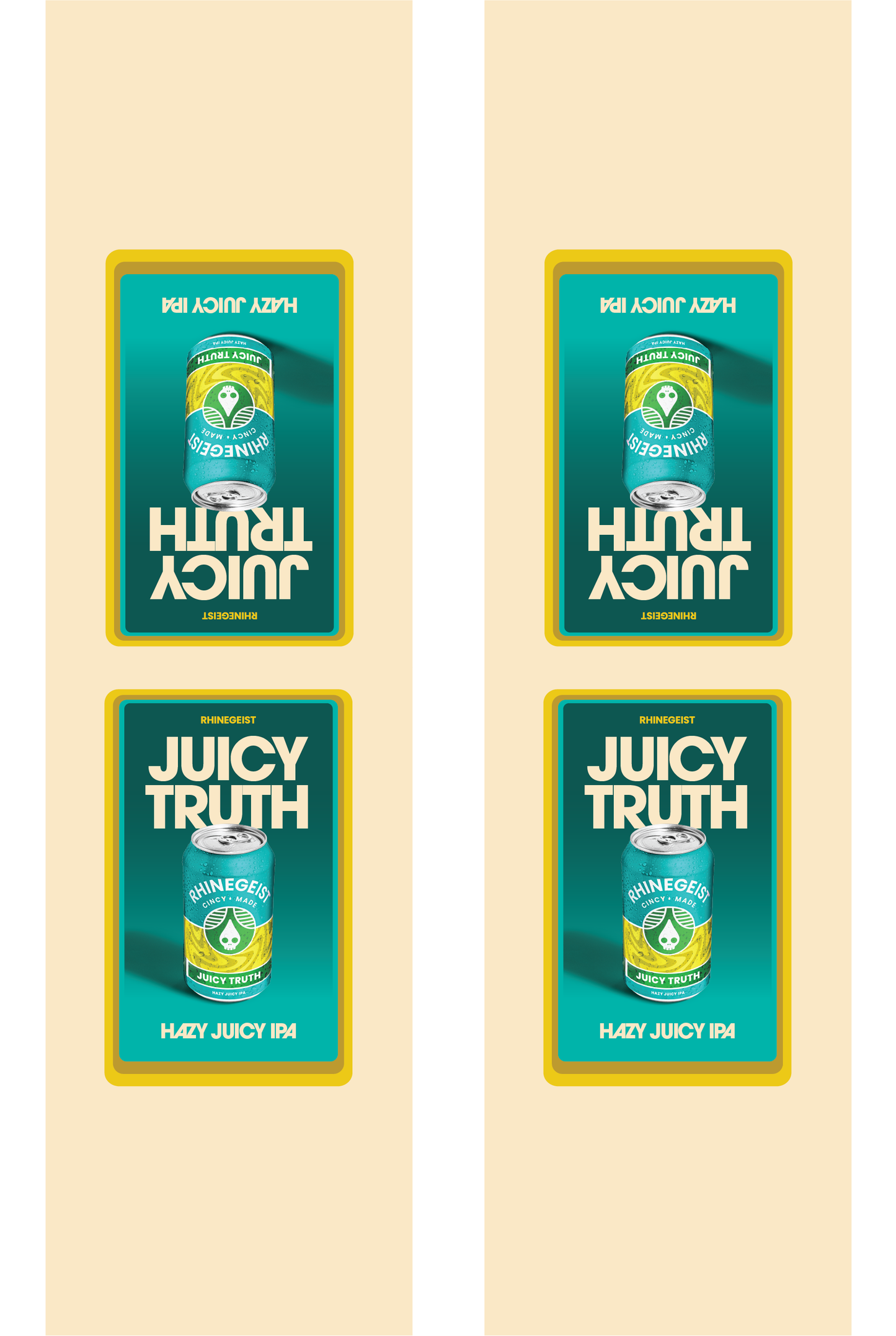 Signage - Table Tents - Juicy Truth