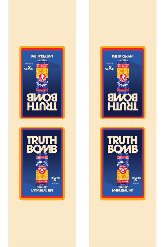Signage - Table Tents - Truth Bomb