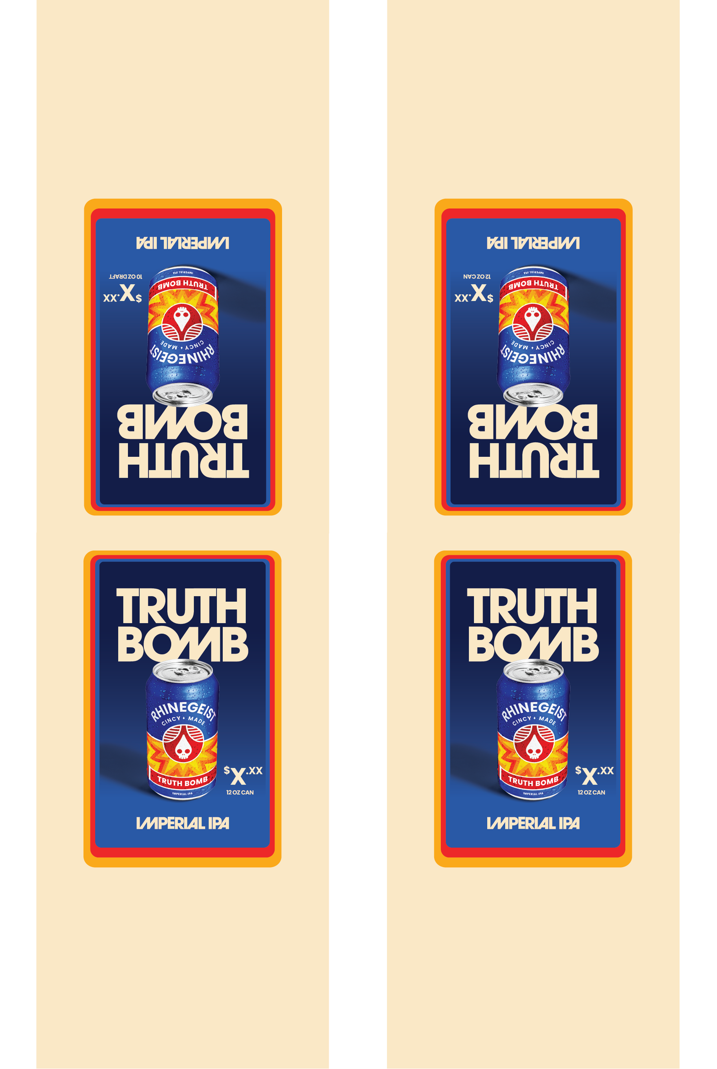 Signage - Table Tents - Truth Bomb