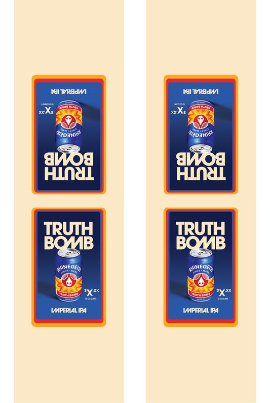Signage - Table Tents - Truth Bomb