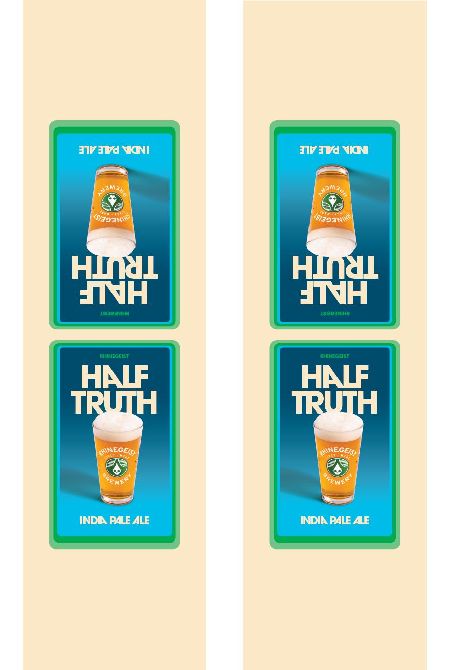 Signage - Table Tents - Half Truth