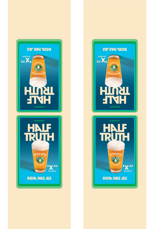 Signage - Table Tents - Half Truth