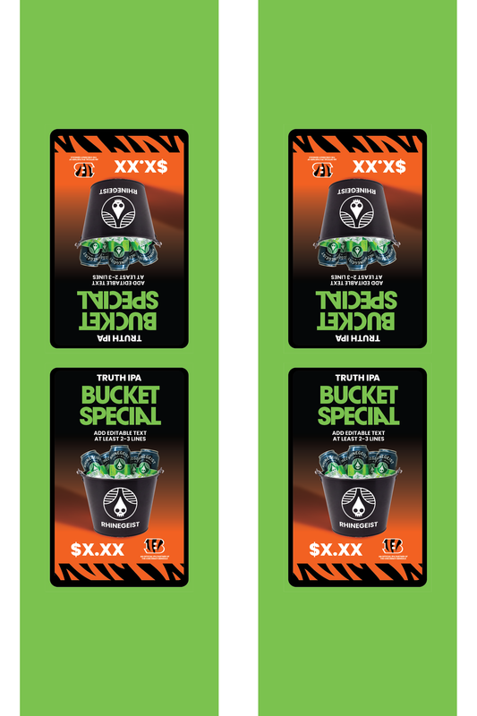 Signage - Table Tents - Truth x Bengals
