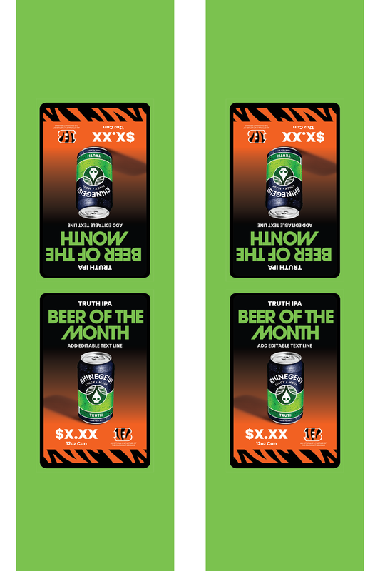 Signage - Table Tents - Truth x Bengals