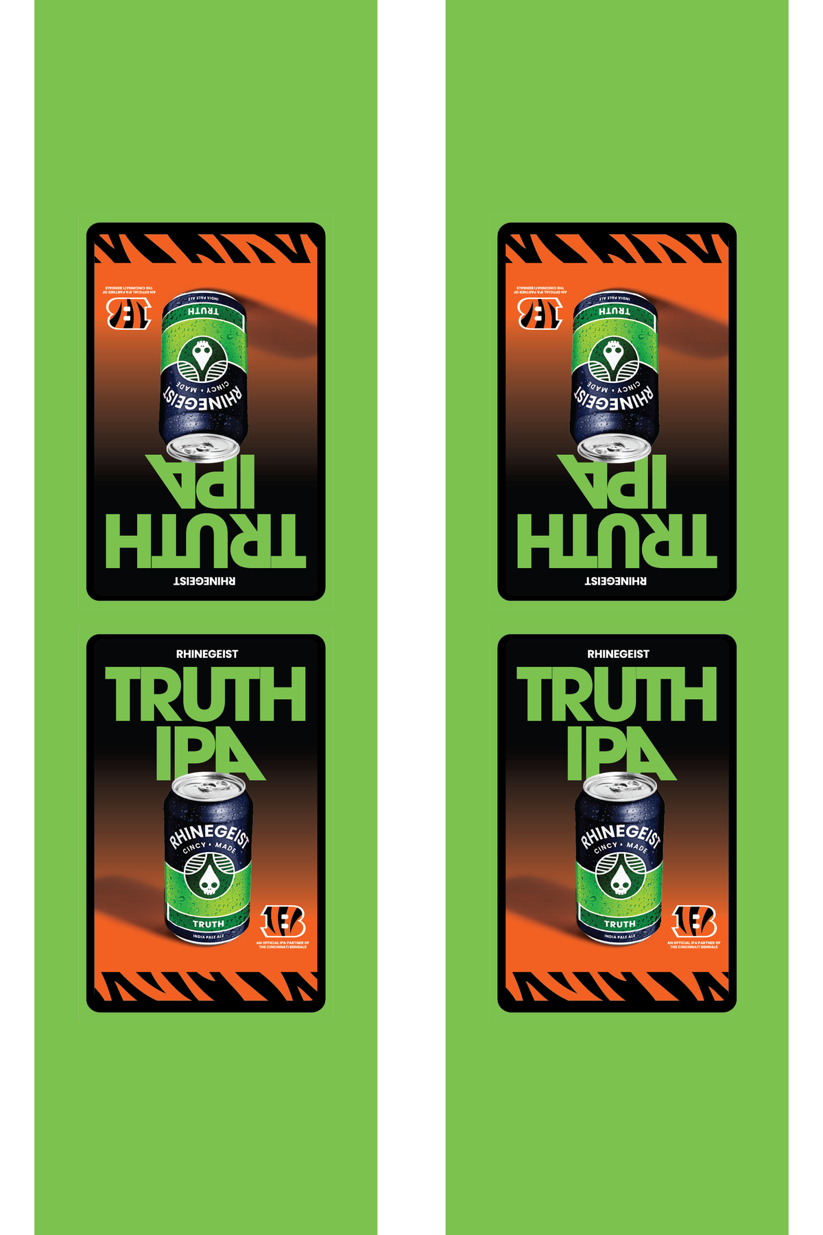 Signage - Table Tents - Truth x Bengals