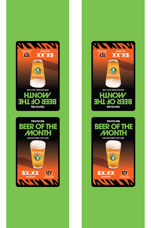 Signage - Table Tents - Truth x Bengals