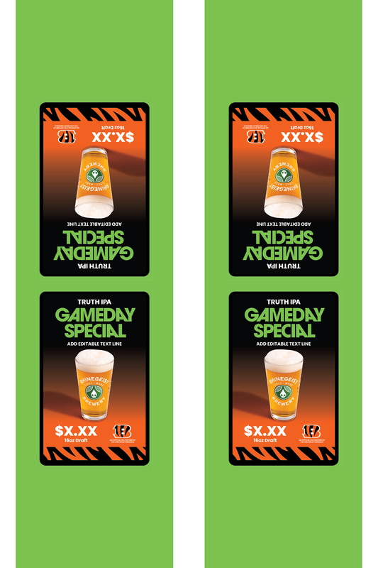 Signage - Table Tents - Truth x Bengals