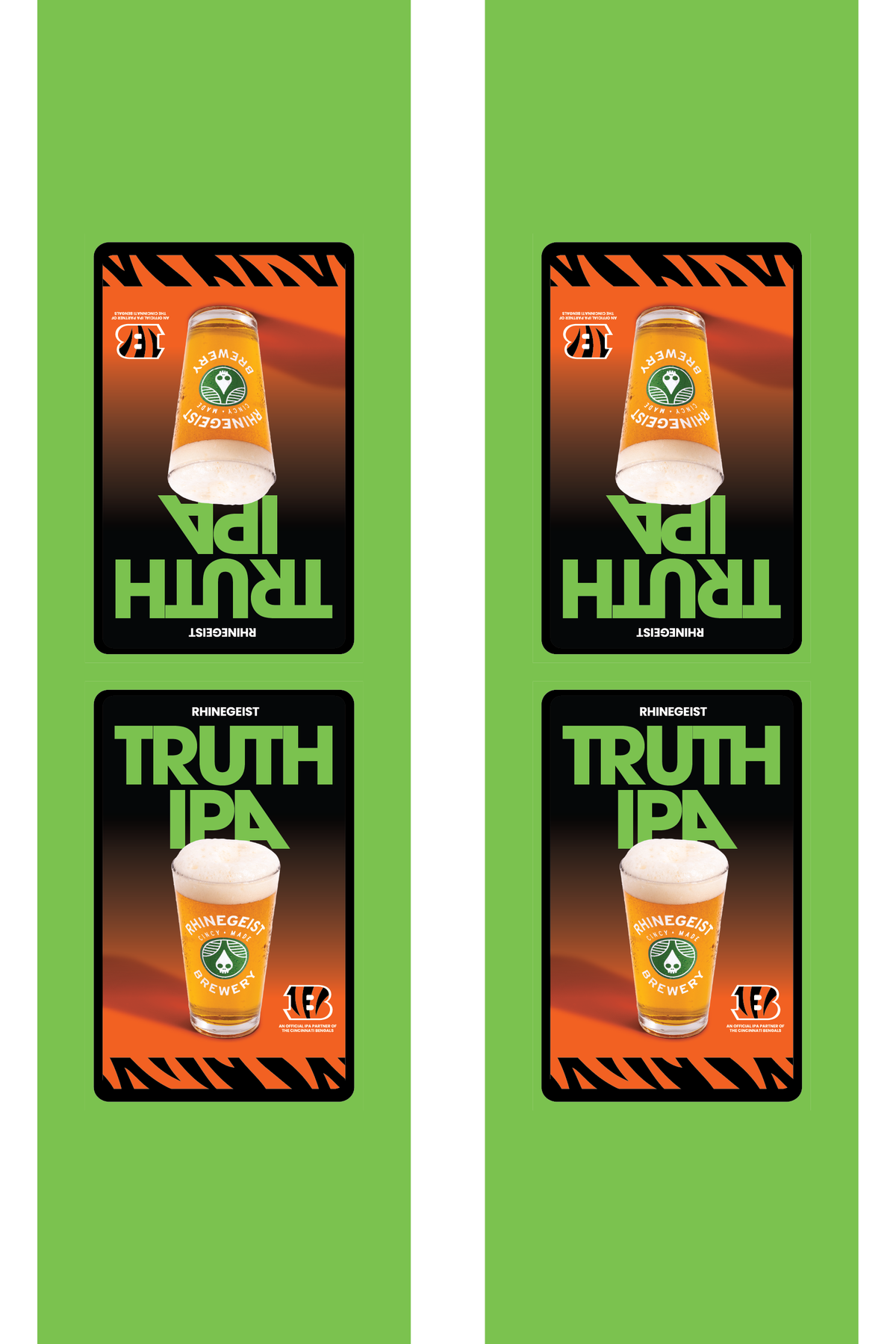 Signage - Table Tents - Truth x Bengals