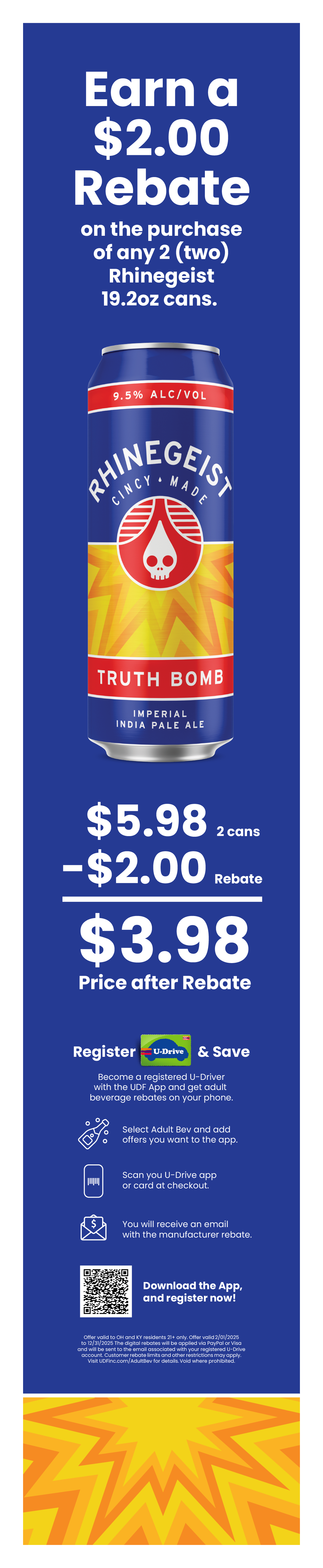 SUCTION RACK INSERTS - REBATE - TRUTH BOMB 19.2OZ - EDITABLE