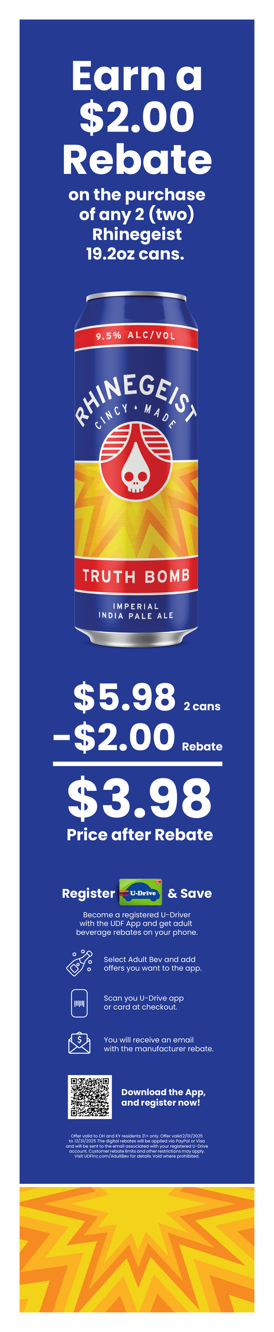 SUCTION RACK INSERTS - REBATE - TRUTH BOMB 19.2OZ - EDITABLE