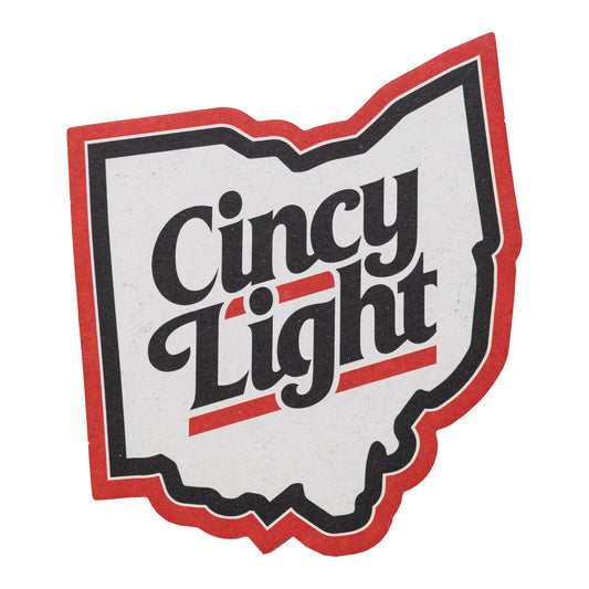 Coaster Sleeve - Cincy Light Ohio Cut Out - 125pk