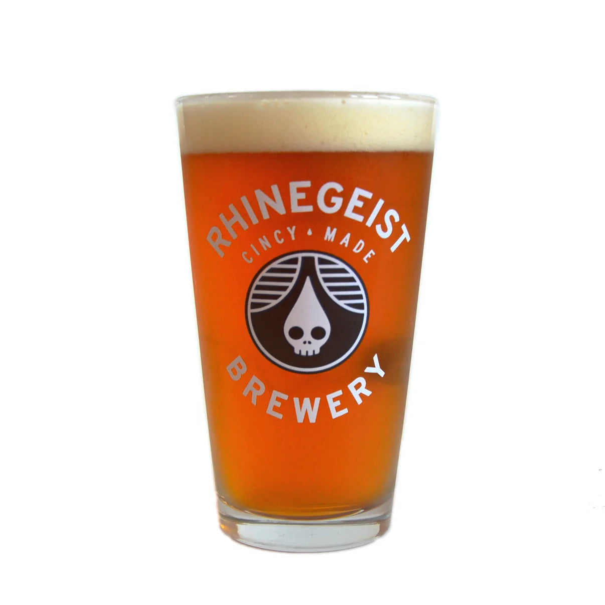 Glassware - Rhinegeist Pint Glass - 16oz/24 Case